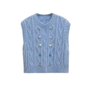 Colorful Fur Ball Decoration Tank